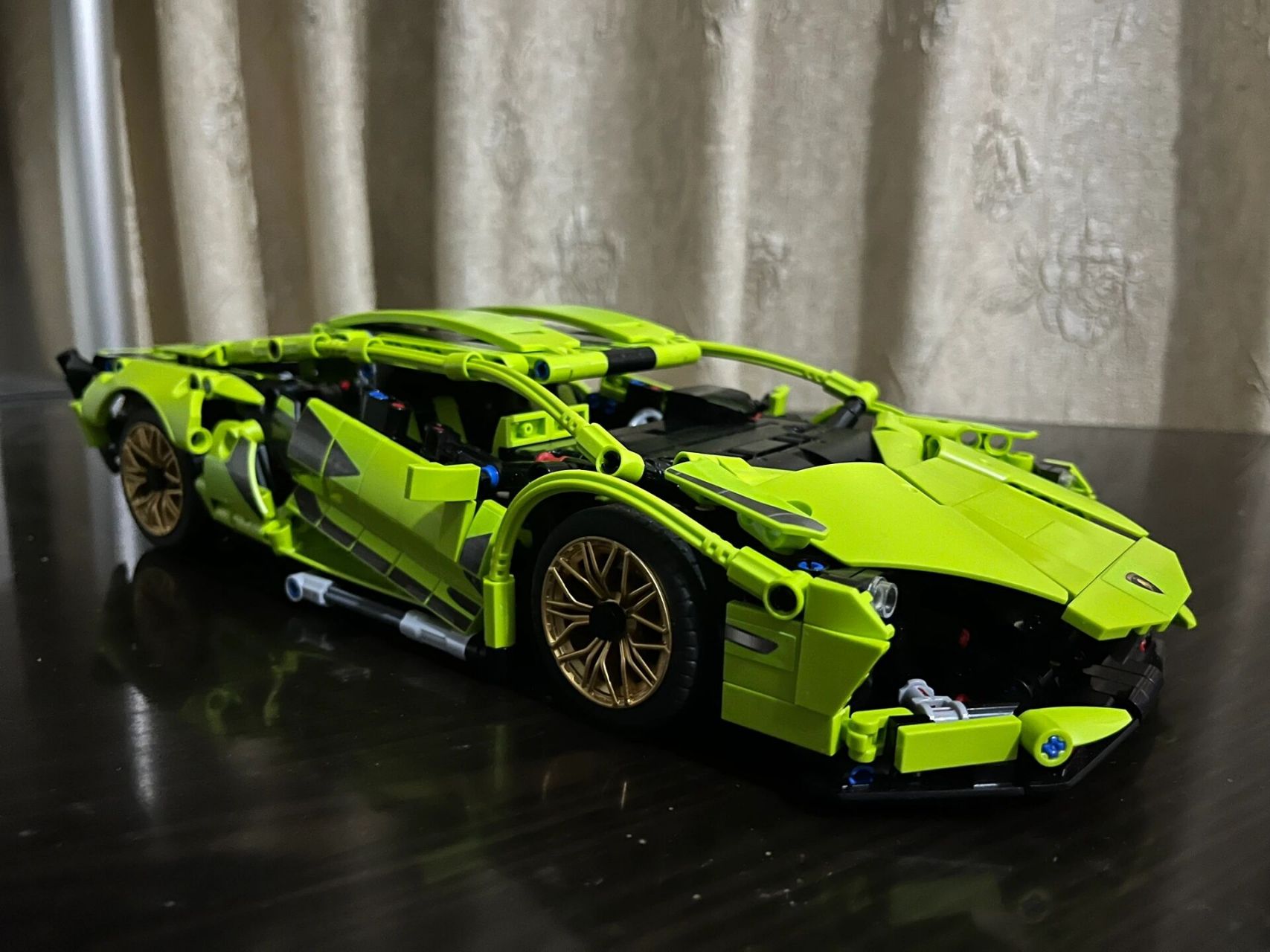 兰博基尼乐高 8715左滑帮我拼好 第一次挑战拼汽车类型,历时六天