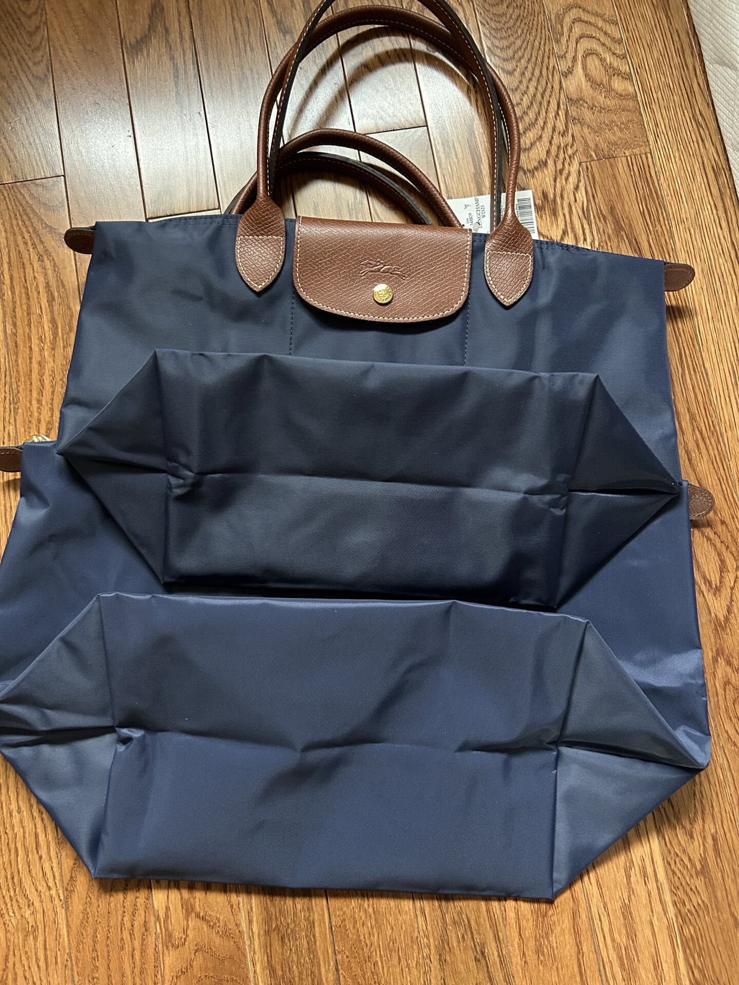 longchamp龙骧包大号中号对比