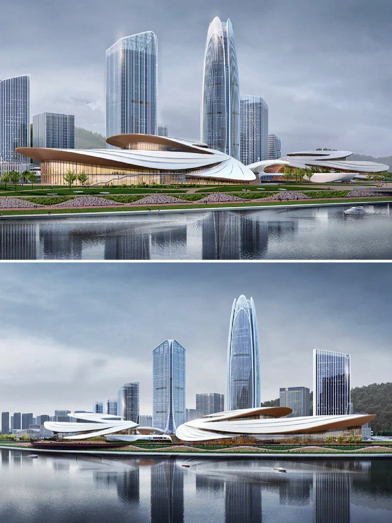 同济院中标|临安青山湖城市客厅|碟舞青山 98临安青山湖城市客厅