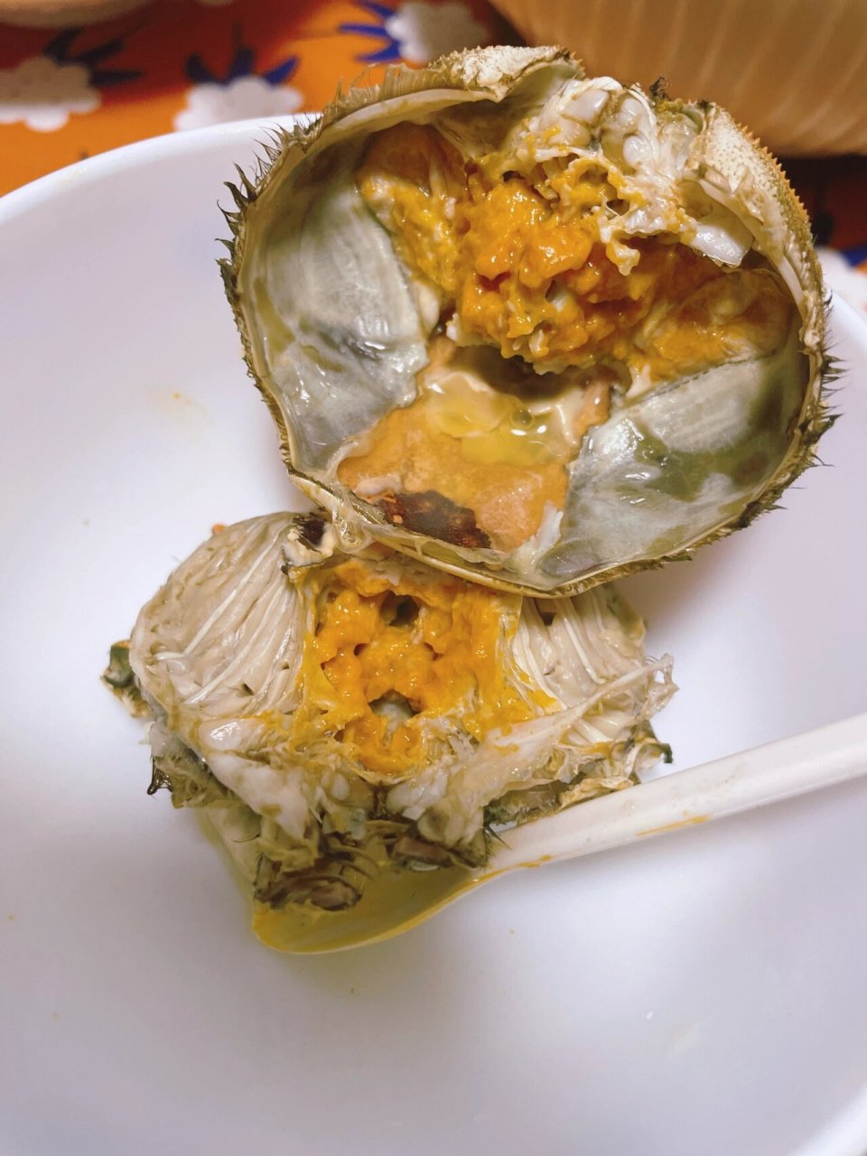 秋天吃秋96栗子和螃蟹0215喽 从网上买了油栗和螃蟹0215