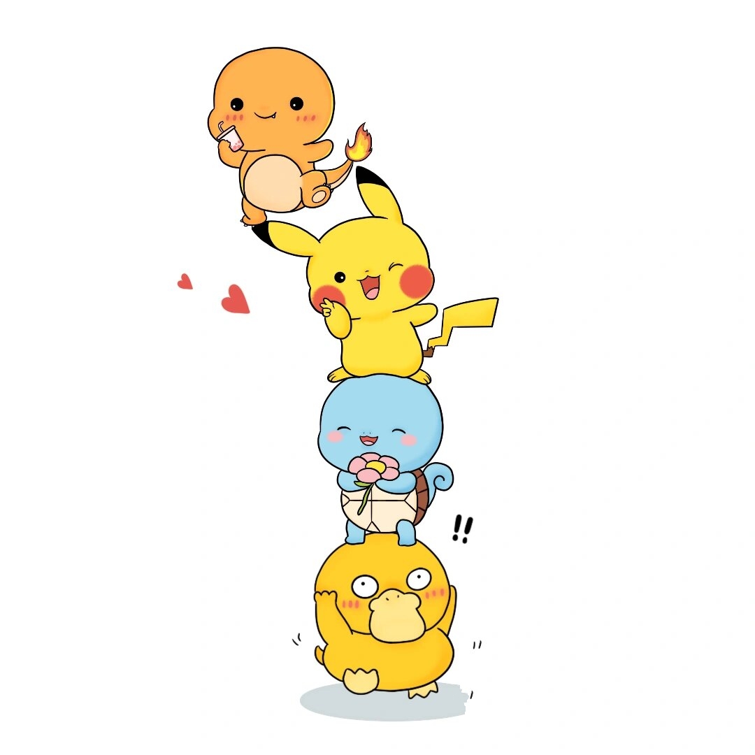 超可爱宝可梦小精灵|简笔画