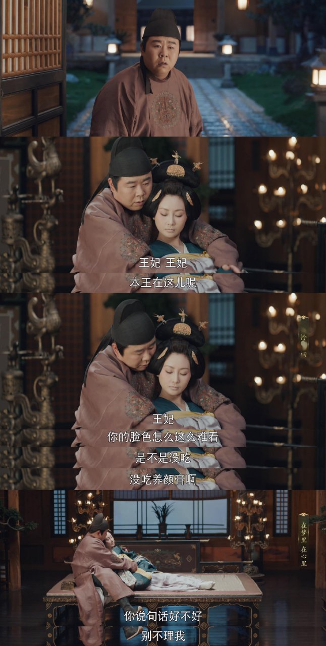 电视剧骊歌行# 不舍韩王@刘恩尚 的韩王妃和不相信韩王妃@林鹏 会
