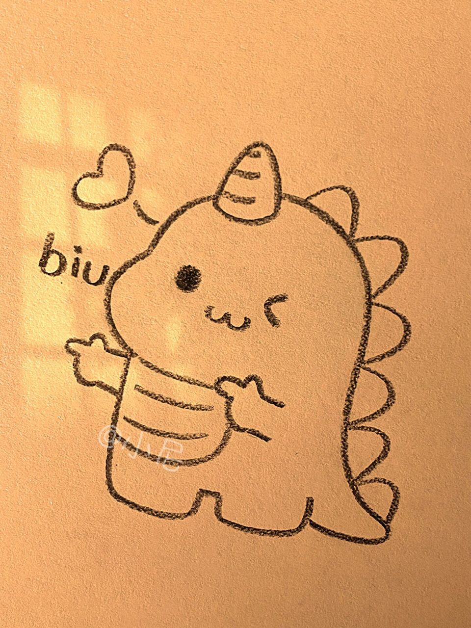 教你画小恐龙 小恐龙绘画教程