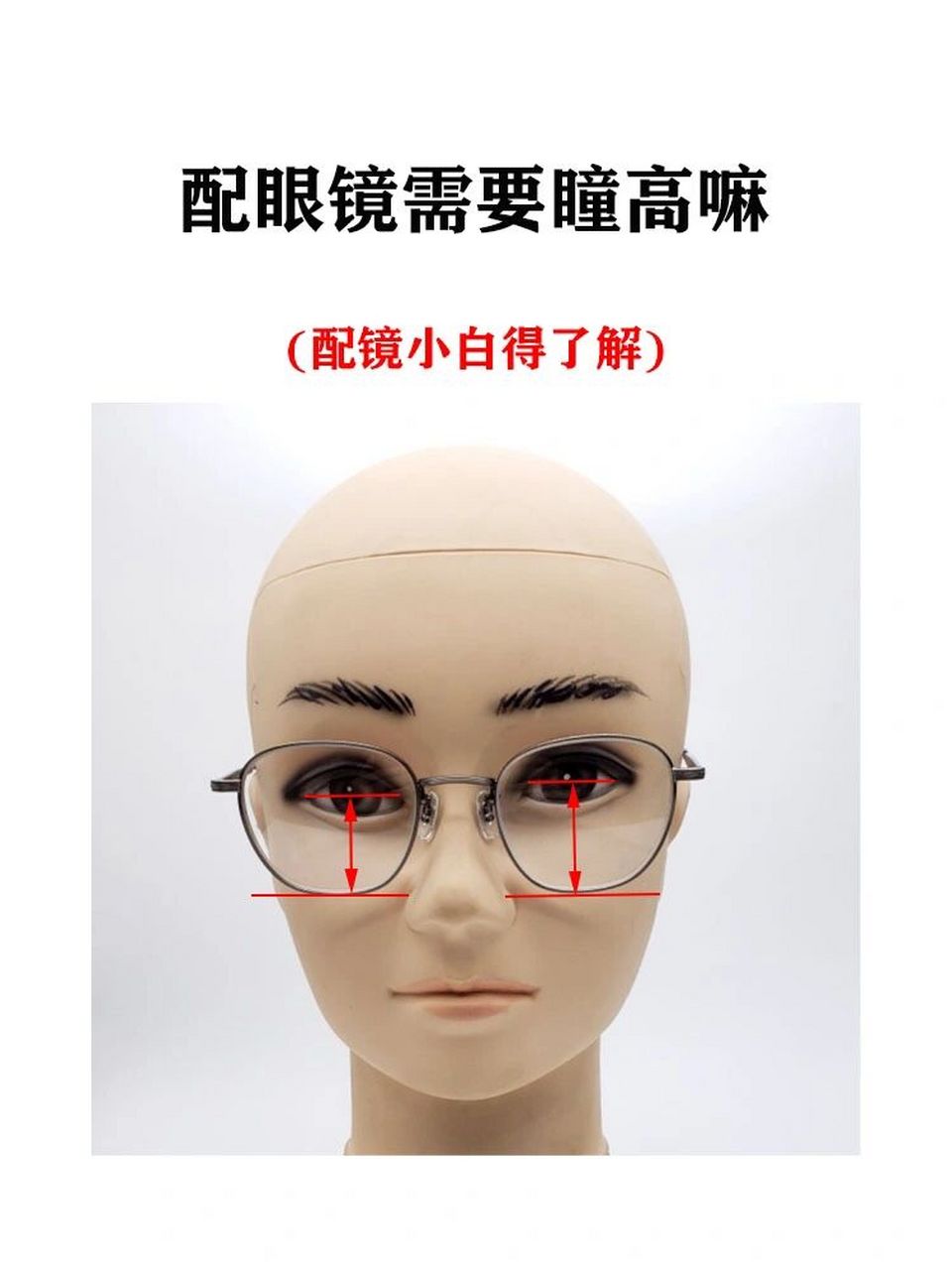 眼镜瞳高做低的表现