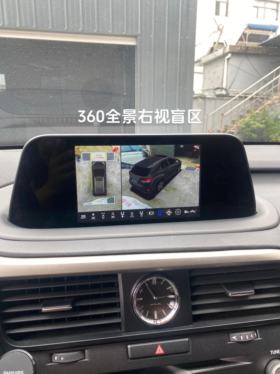 雷克萨斯rx300升级360行车记录仪.