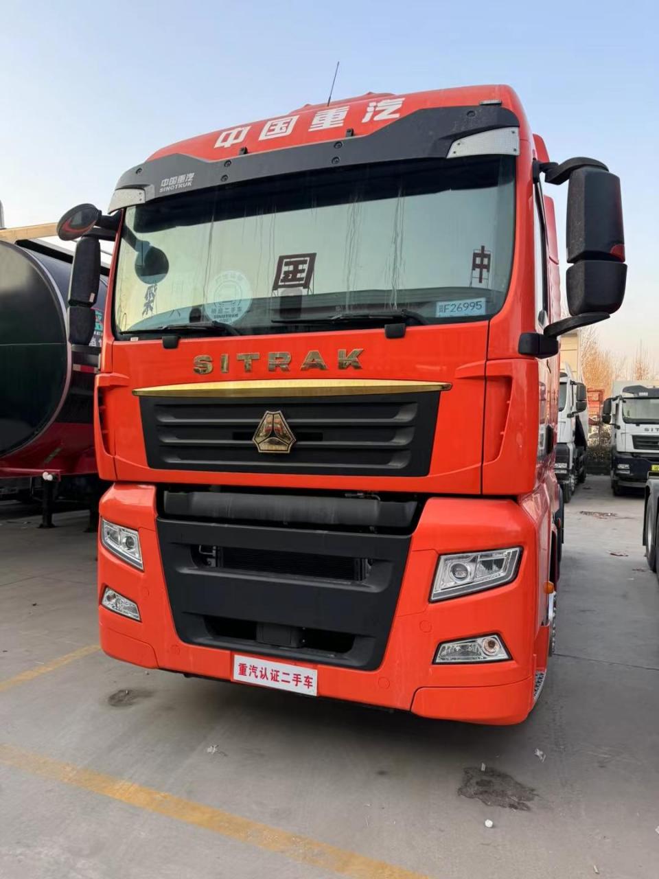 国六排放,23年2月上户,汕德卡g7s寒区款,曼机510马力,重汽自动挡带原