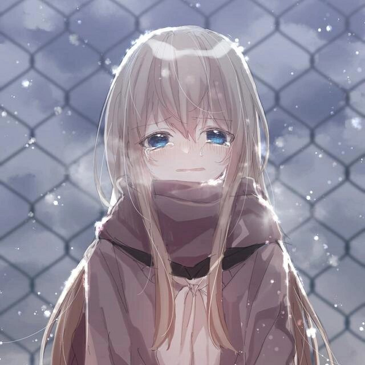 伤心动漫女头像