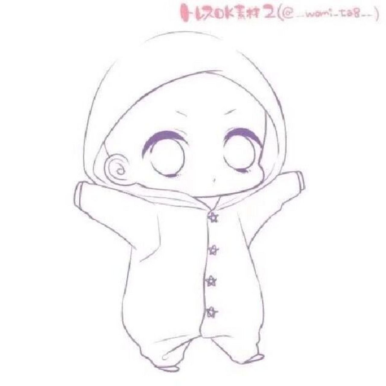 q版卡通人物绘画姿势