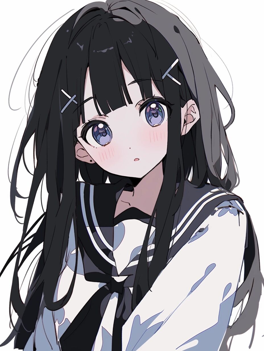 【首发】单人动漫女头集(自截版) midjourney绘制 ps改良 搬运请标明