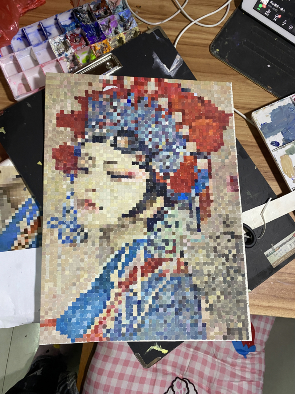 色彩构成马赛克作业