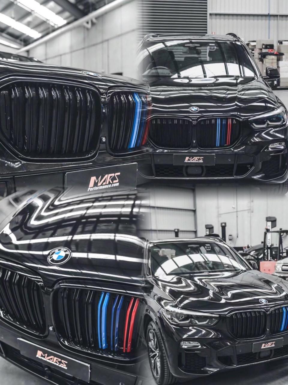 宝马引以为傲的三色条bmw