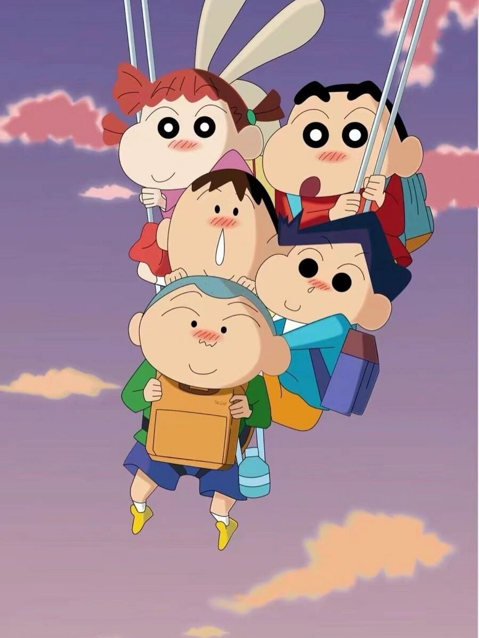 蜡笔小新 壁纸 春日部防卫队 一个都不能少