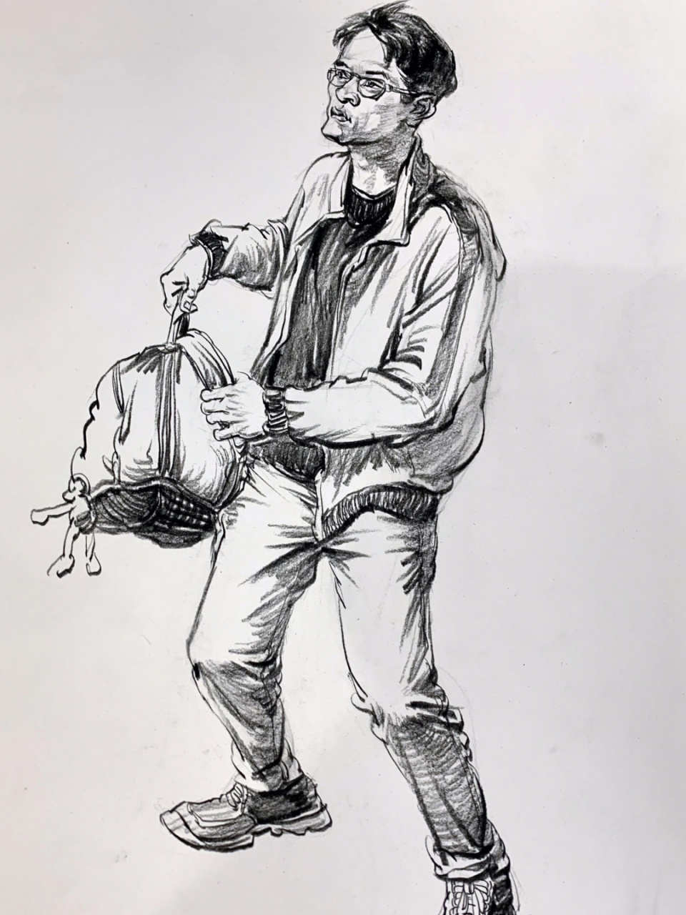 吴忠先老师速写作品欣赏～ 吴忠先老师简介 杭州人,全国速写名师,毕业