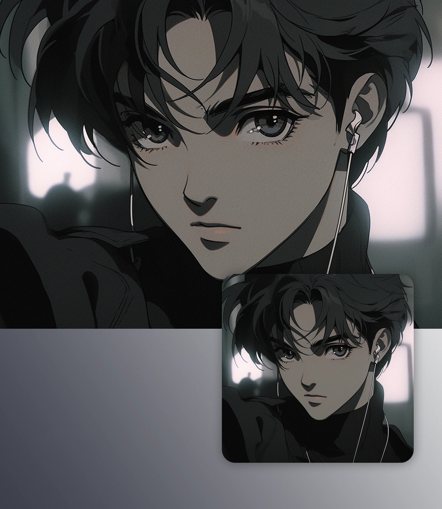 耳机旧漫风|男生头像