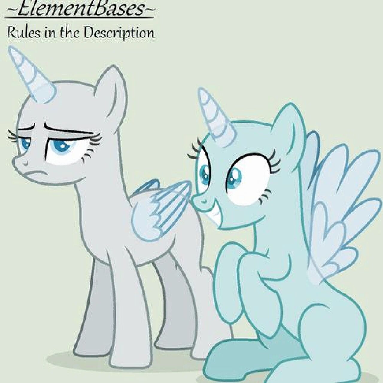 马设模板(3) 好久没更这个了哈哈 小马宝莉模板,可拿图.