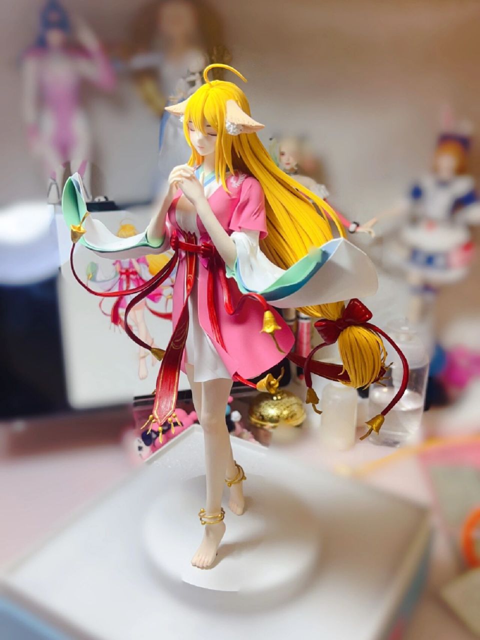 狐妖小红娘涂山苏苏 粘土手办 不爱打水印   制作不易请勿盗图