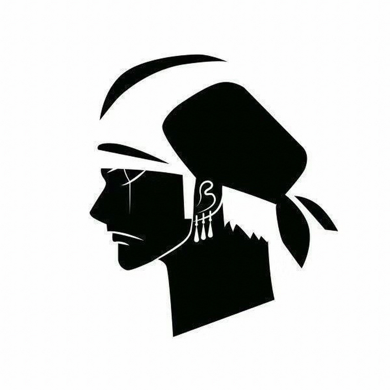 5553 51555555 085356 海贼王 草帽一伙的黑白剪影