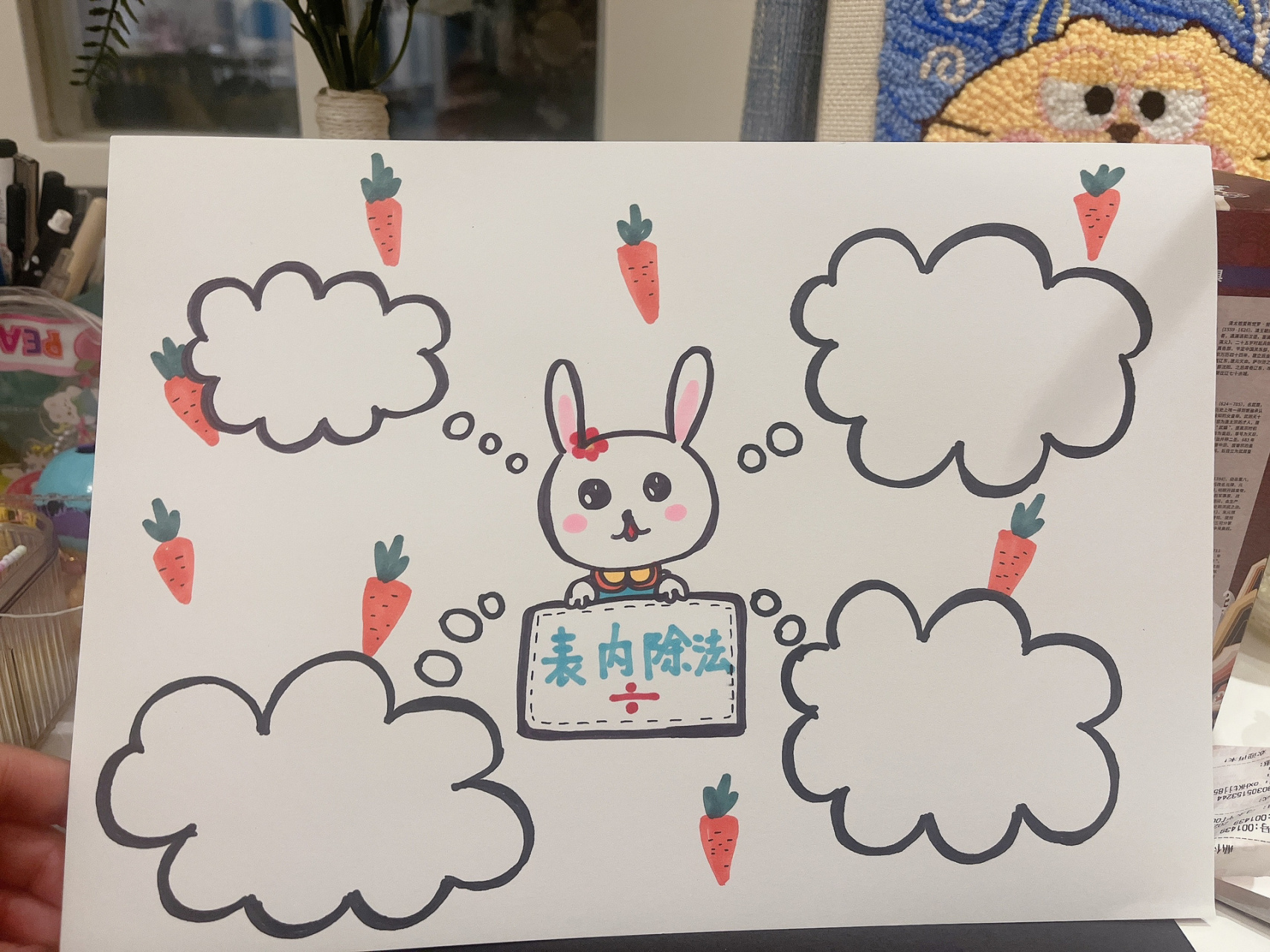 二年级手抄报   表内除法手抄报