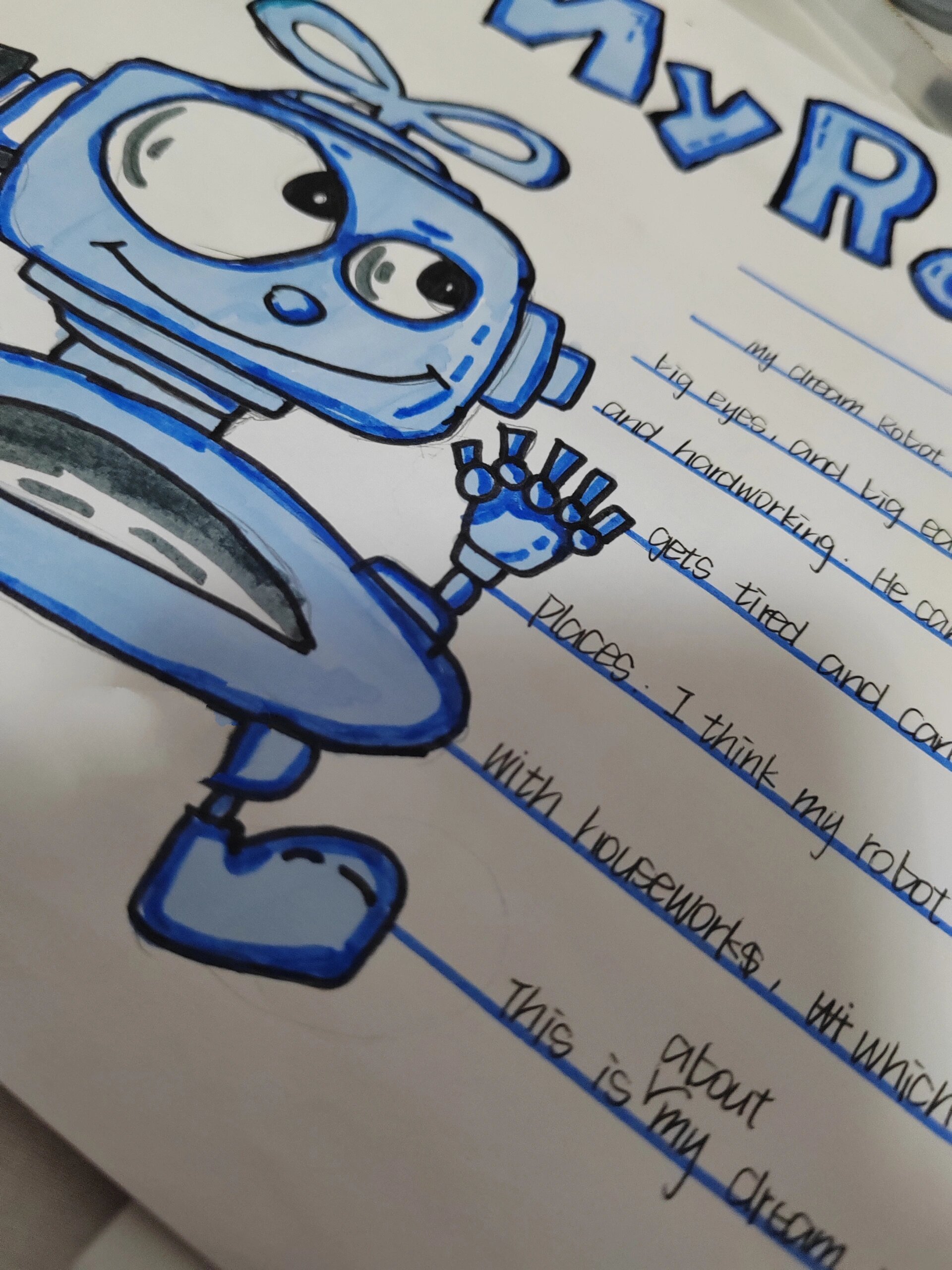 机器人英语海报 介绍 欢迎各位借鉴 内容超全 纯英语手抄报 八年级