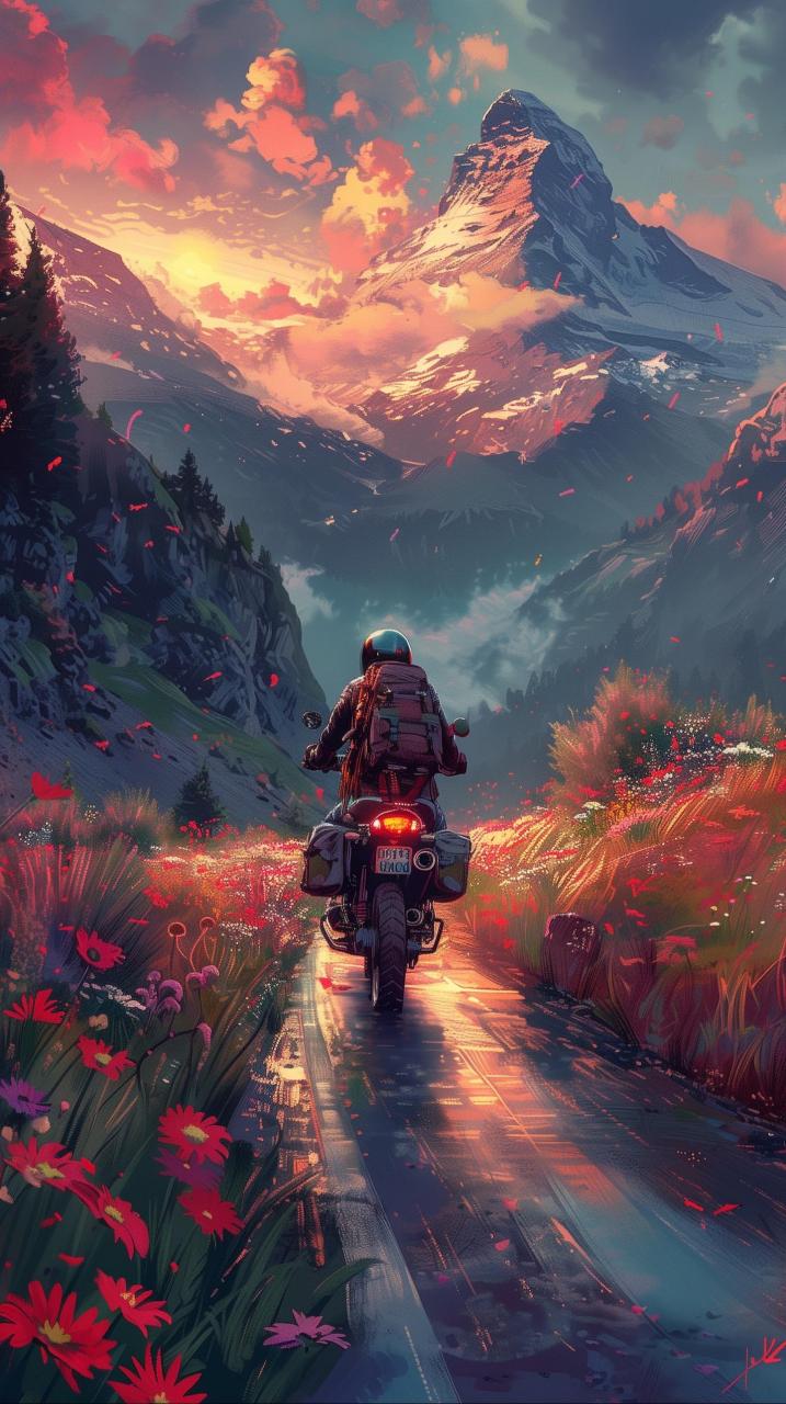 今天带来一组全新画风《追日》,共10张原创壁纸送给大家.