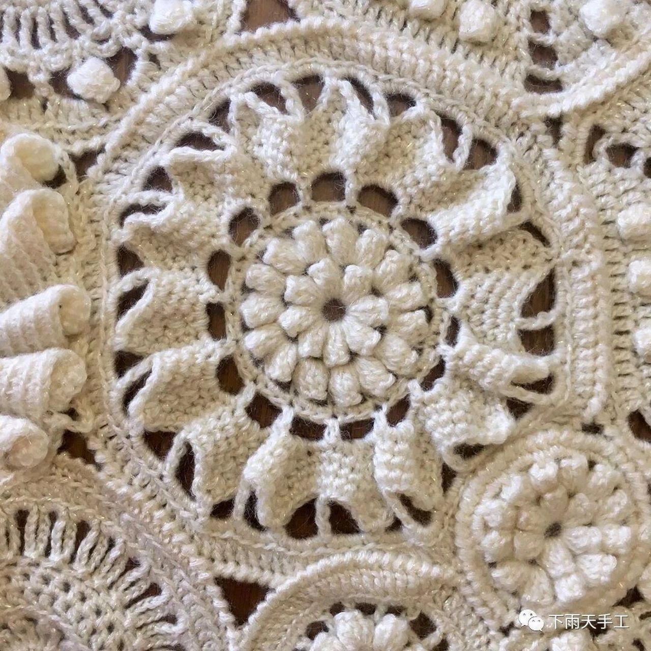 拼花披肩图解2 #钩针图解