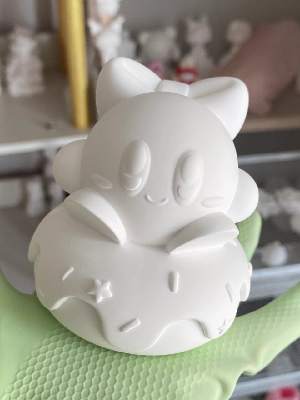 96 石膏娃娃   |  甜甜圈星之卡比涂色分享 模具来自@03咕噜咕噜