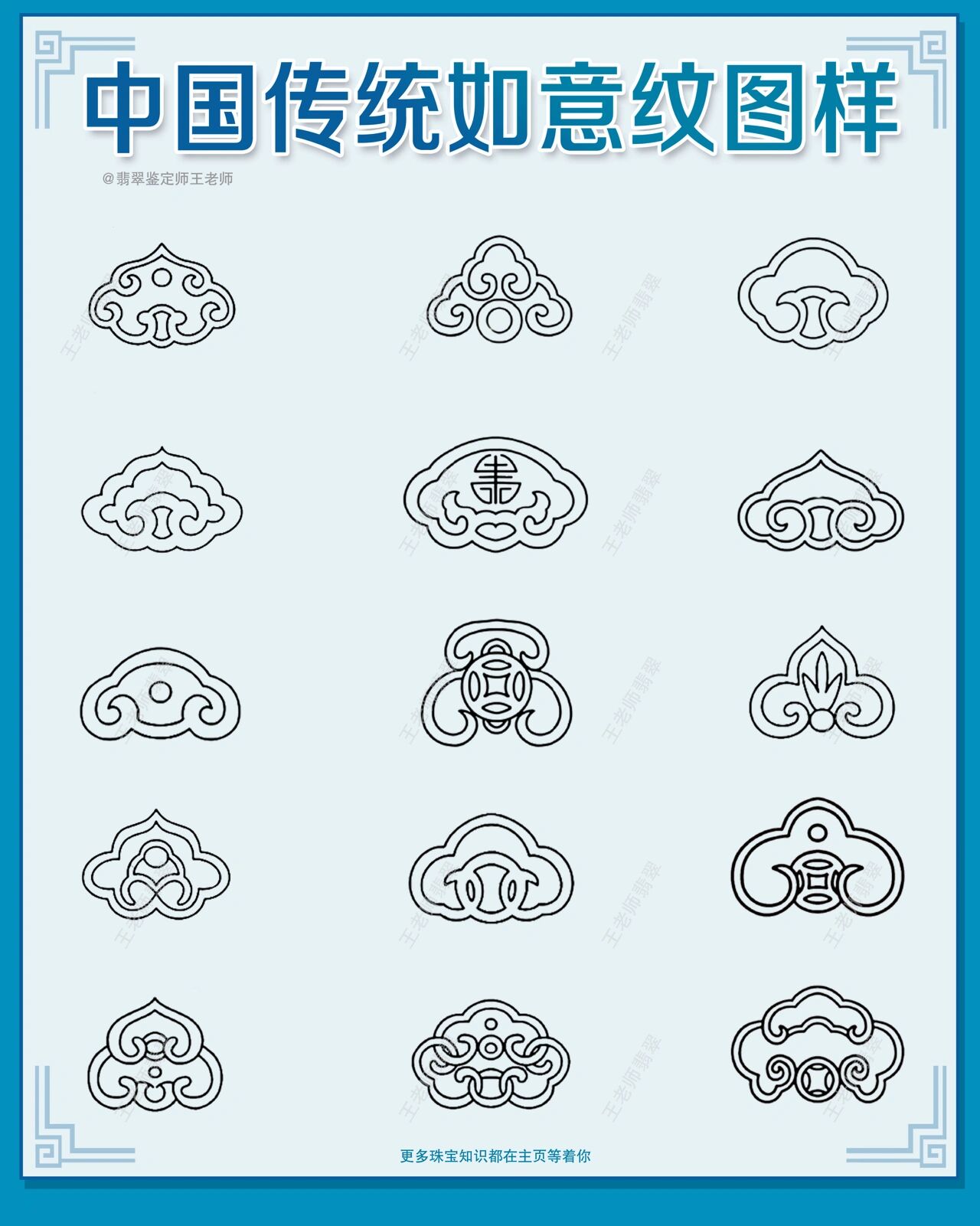 30款如意祥云纹合集✅领略传统文化的美✨