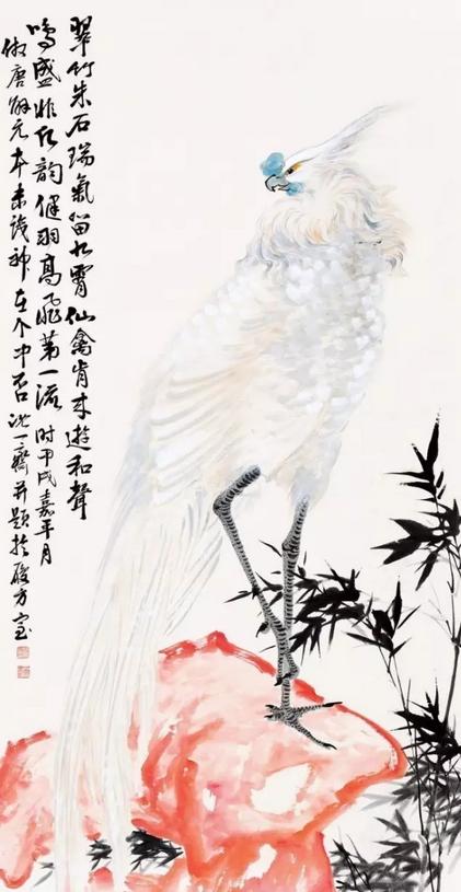 沈一斋,这位花鸟画坛的巨匠,真是让人叹为观止啊!