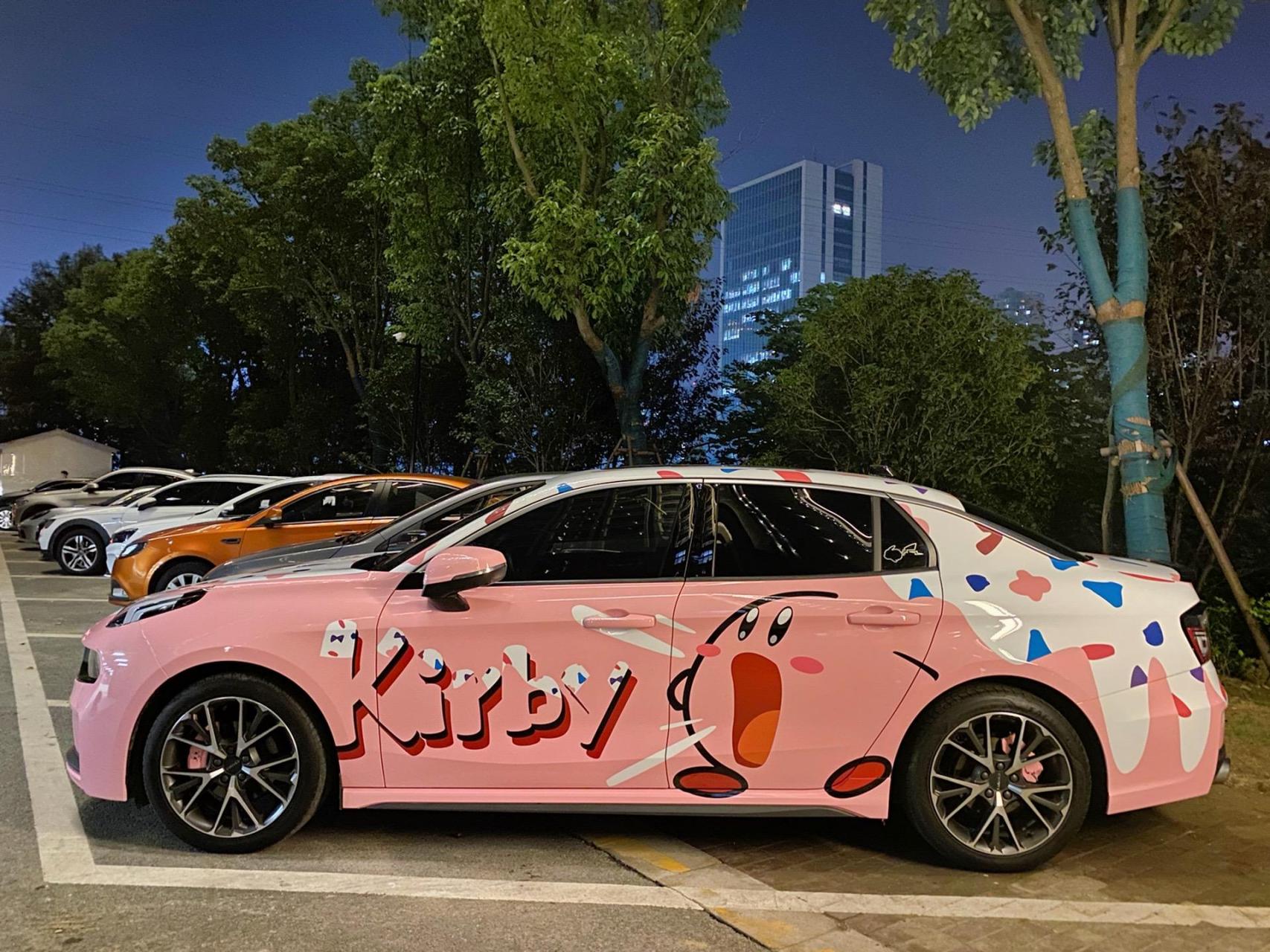 领克03 #车身改色贴膜 领克03 全网第一台 星之卡比?