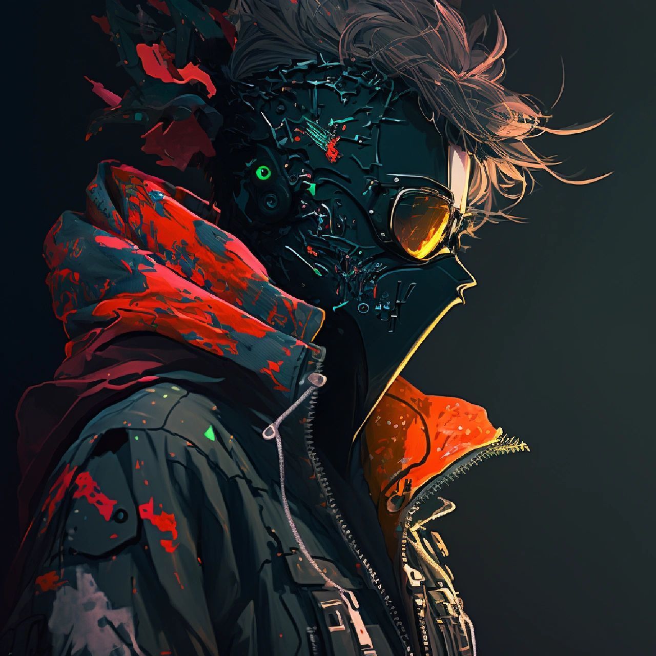 赛博朋克头像系列  	 赛博朋克头像系列