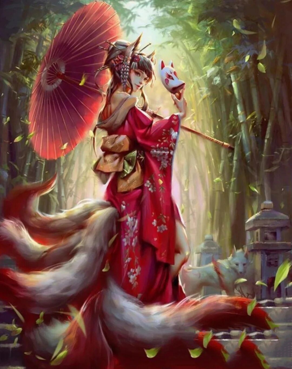 九尾狐头像来啦!