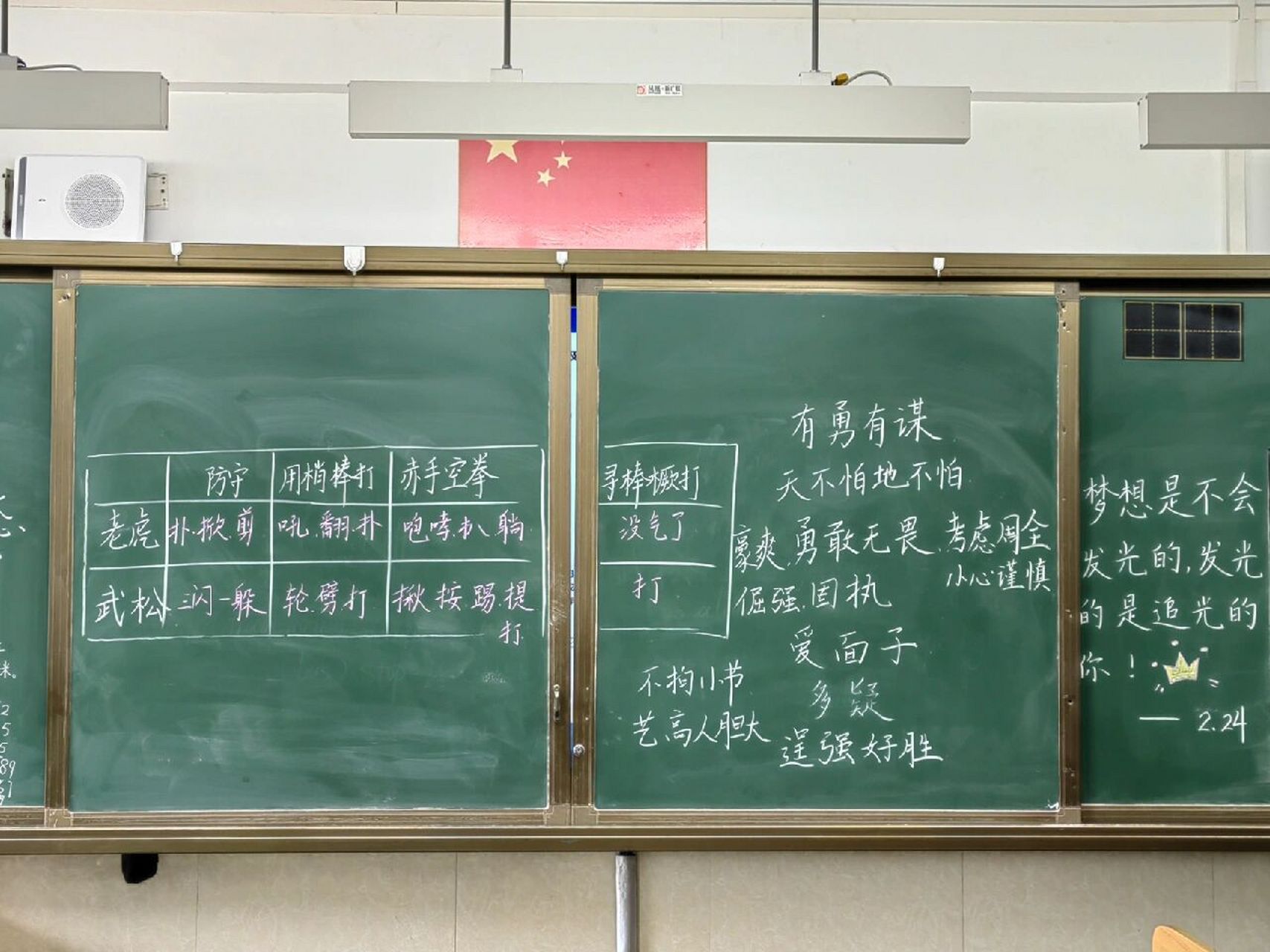 五下板书设计《6.景阳冈》