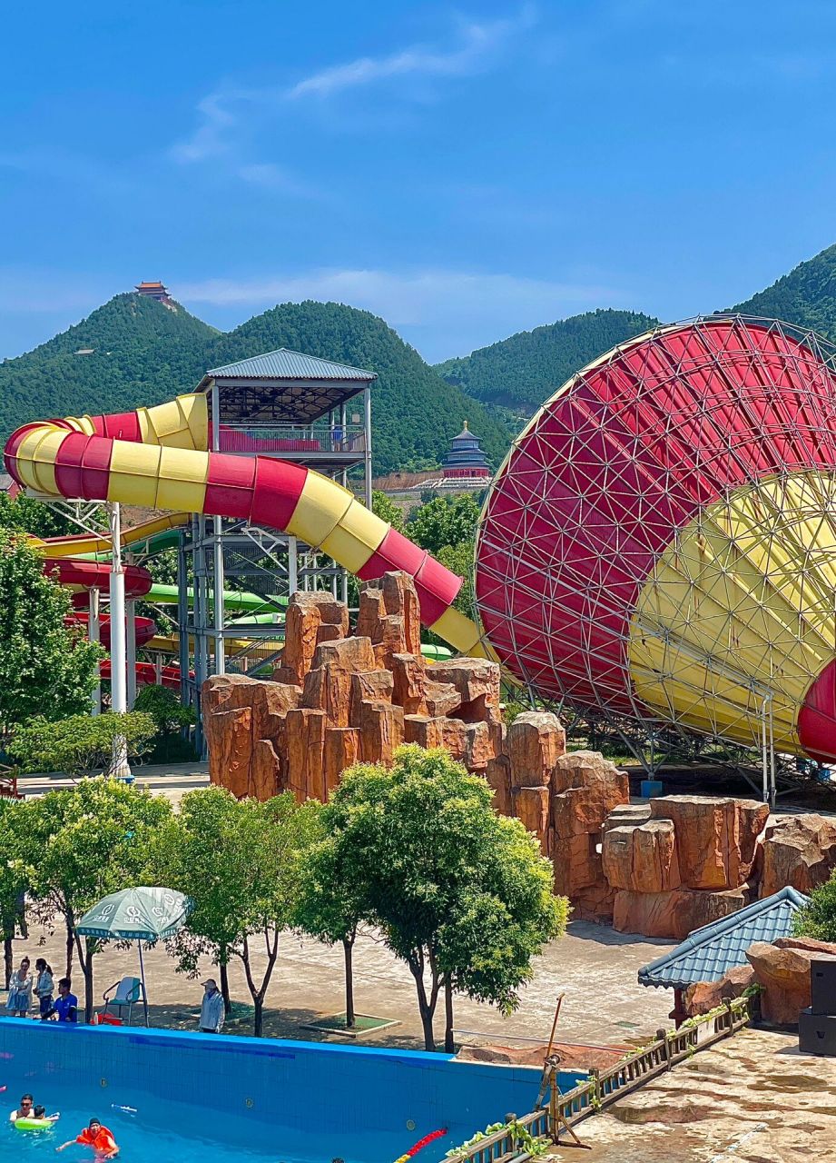洛阳这个水上乐园好嗨皮 家人们38度的天不玩水可真的太说不过去了 跟