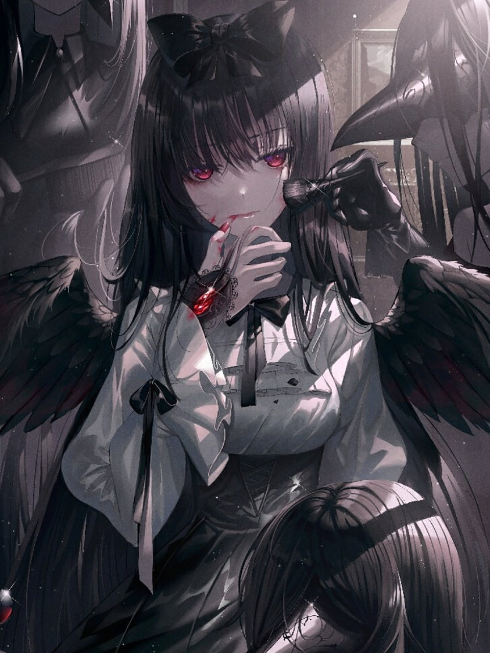 动漫图片——霸气少女