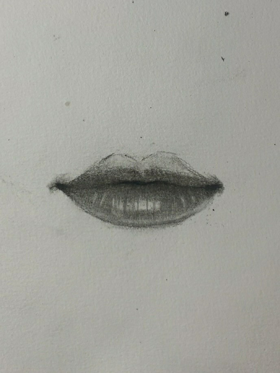 素描五官之正面嘴巴的画法与解析 五官正面嘴巴的画法与解析 166