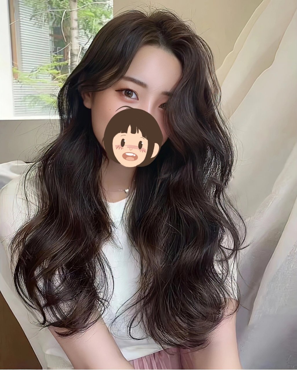 中长发女生必备发型～韩式大波浪卷～大连烫发 中长发烫发 法式烫发
