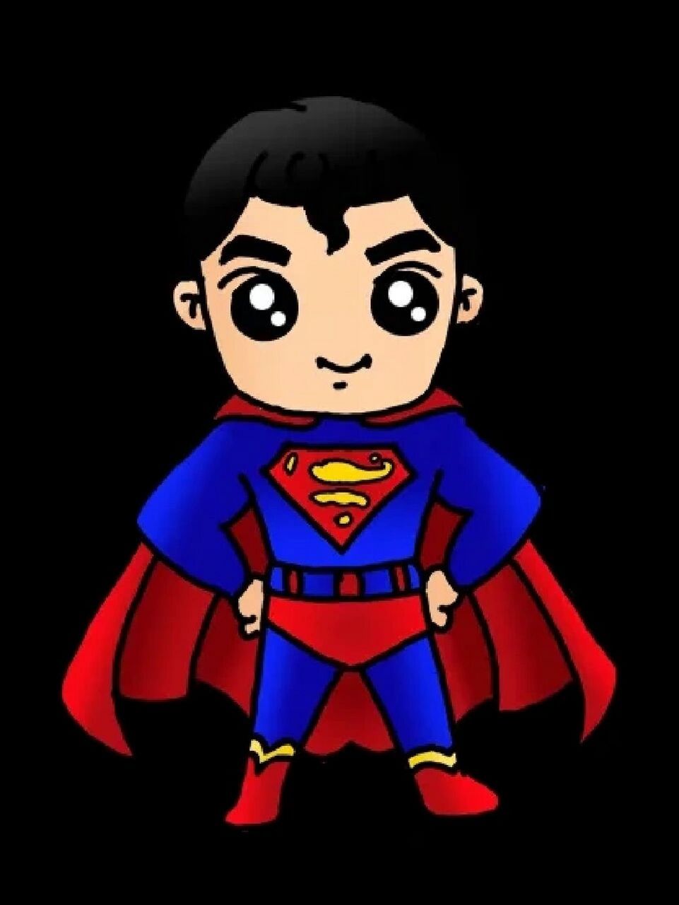 我的爸爸是超人,父亲节绘画简笔画