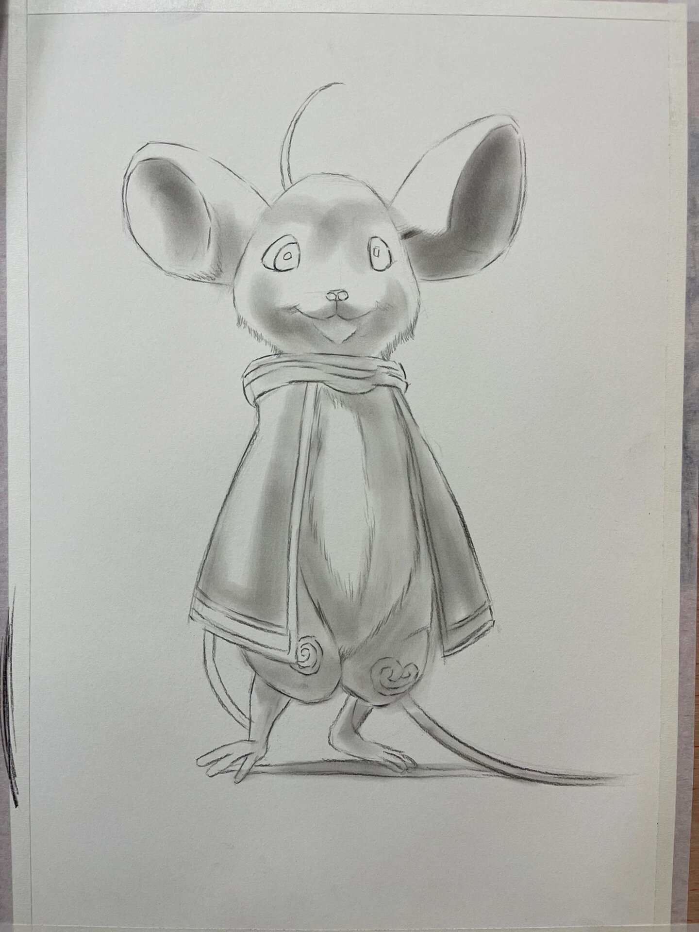 素描-小老鼠2步骤图