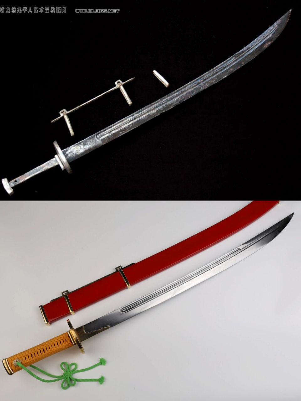 明式方装雁翎刀