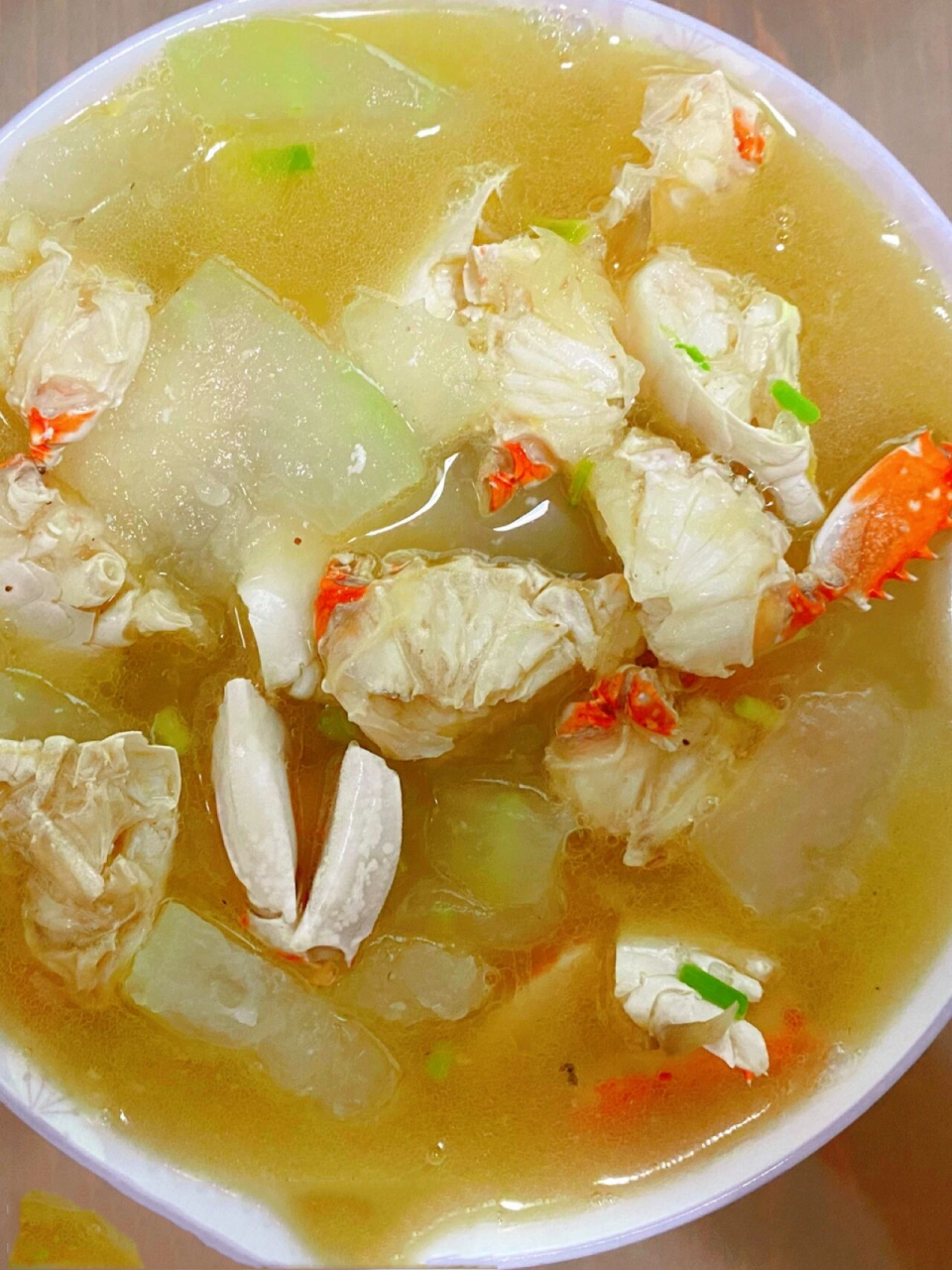 洋葱厨房|螃蟹冬瓜汤(营养美味,夏日靓汤 螃蟹冬瓜汤 食材:梭子蟹