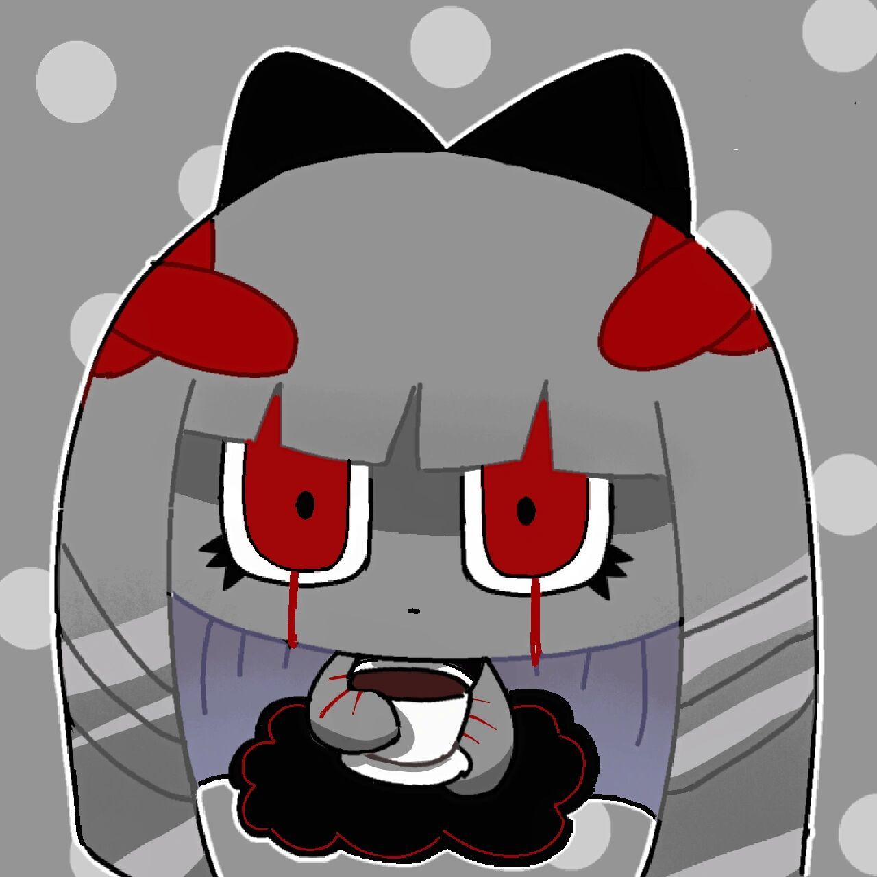 亲友点的割腕 画完一张啦