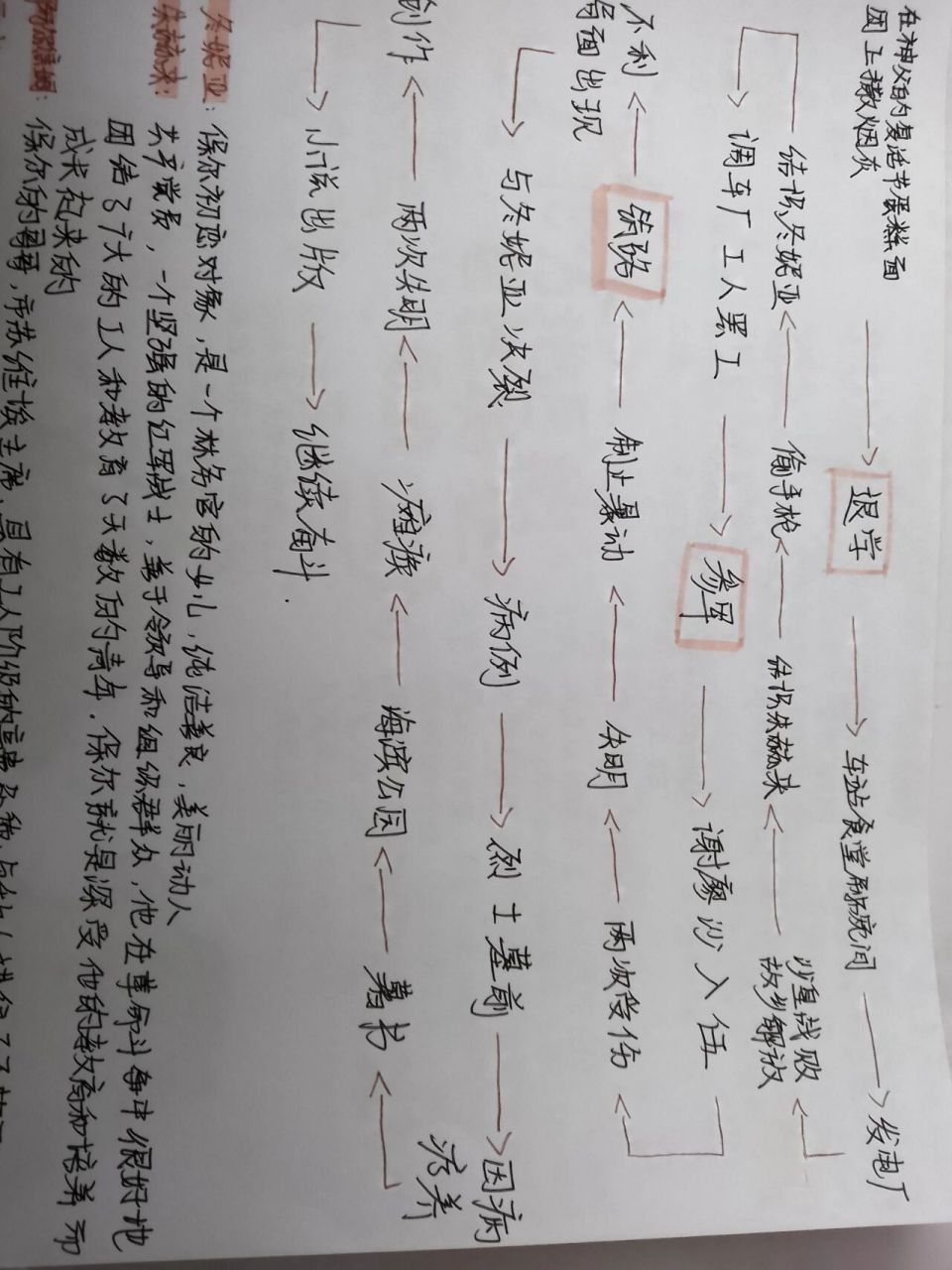 保尔思维导图图片