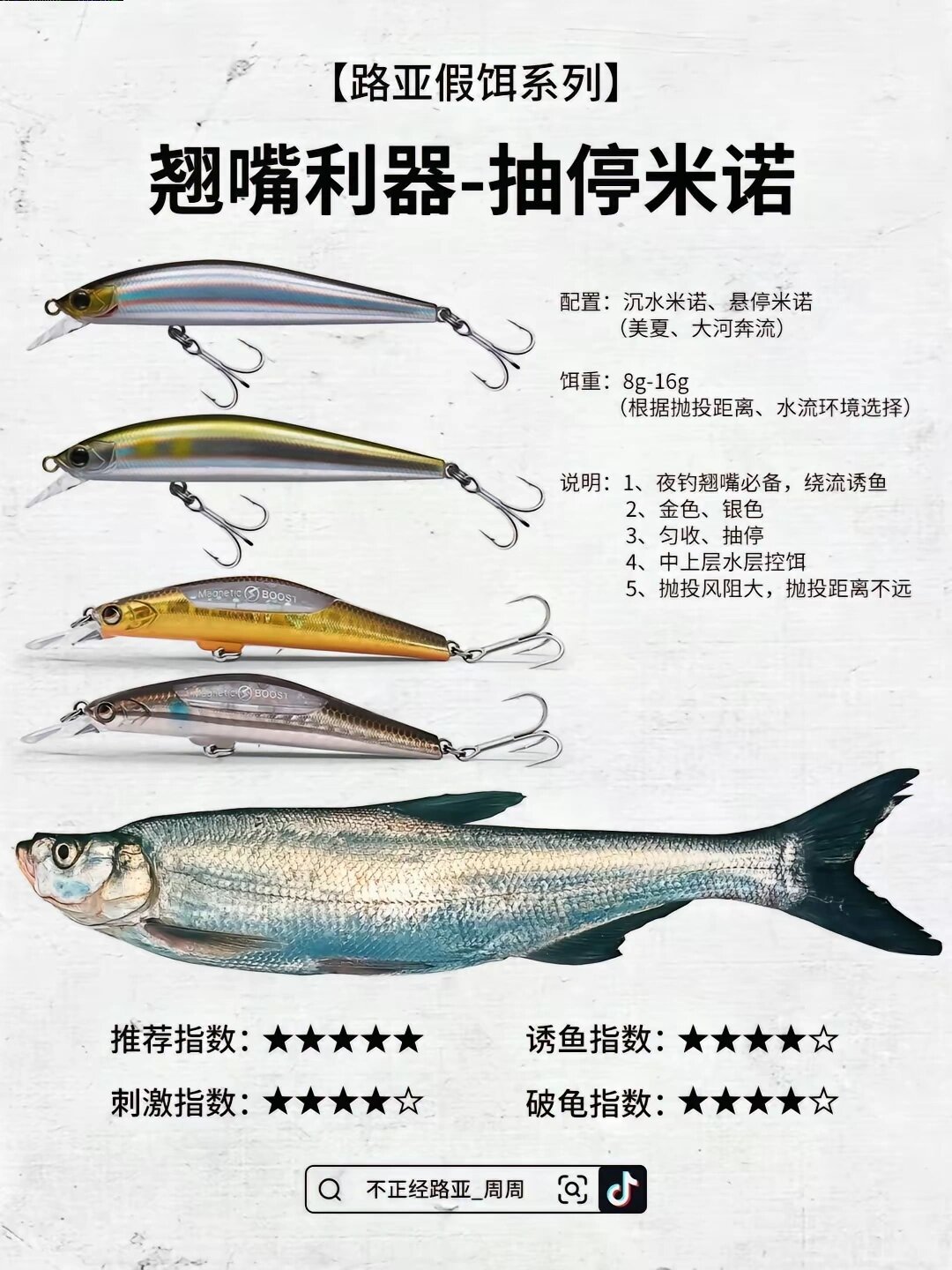 简单有效路亚翘嘴用饵技巧