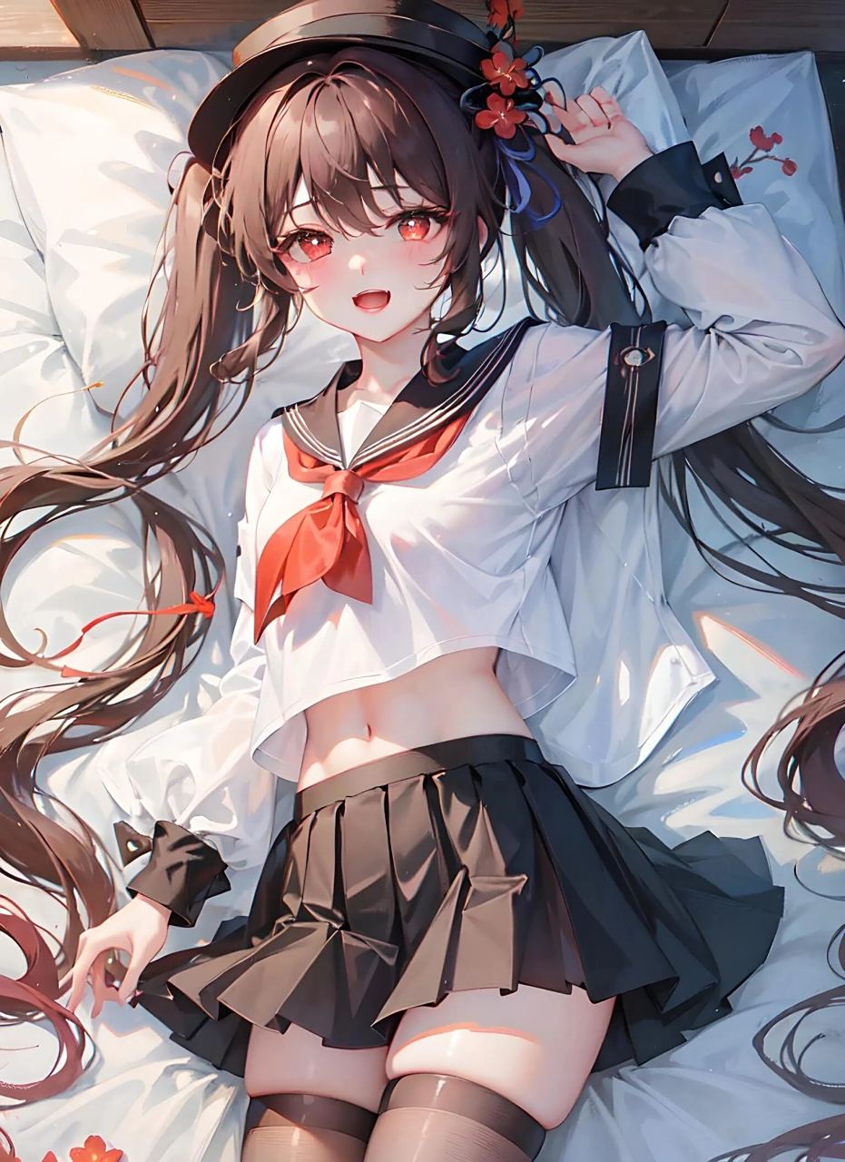 胡桃jk制服 #浪漫生活的记录者# #我爱二次元# #二次元动漫壁纸