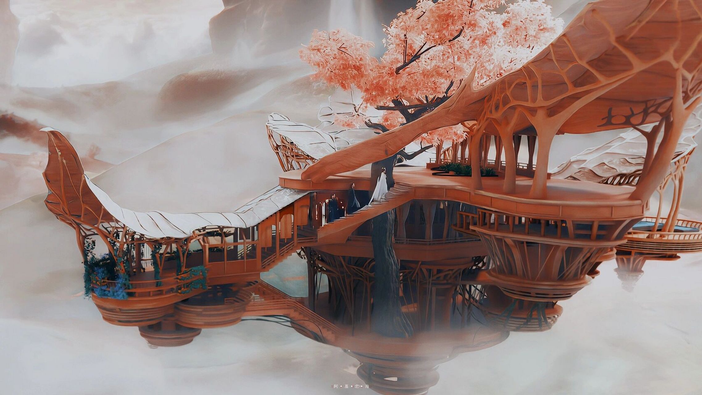《苍兰诀》司命殿息山分殿 33集——息山司命殿 	 自调色自修 图源