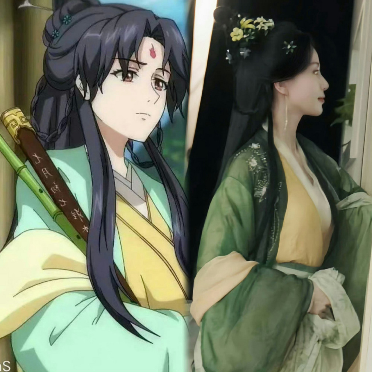 最贴脸的漫改女主角##刘诗诗# ,和东方淮竹适配度简直了