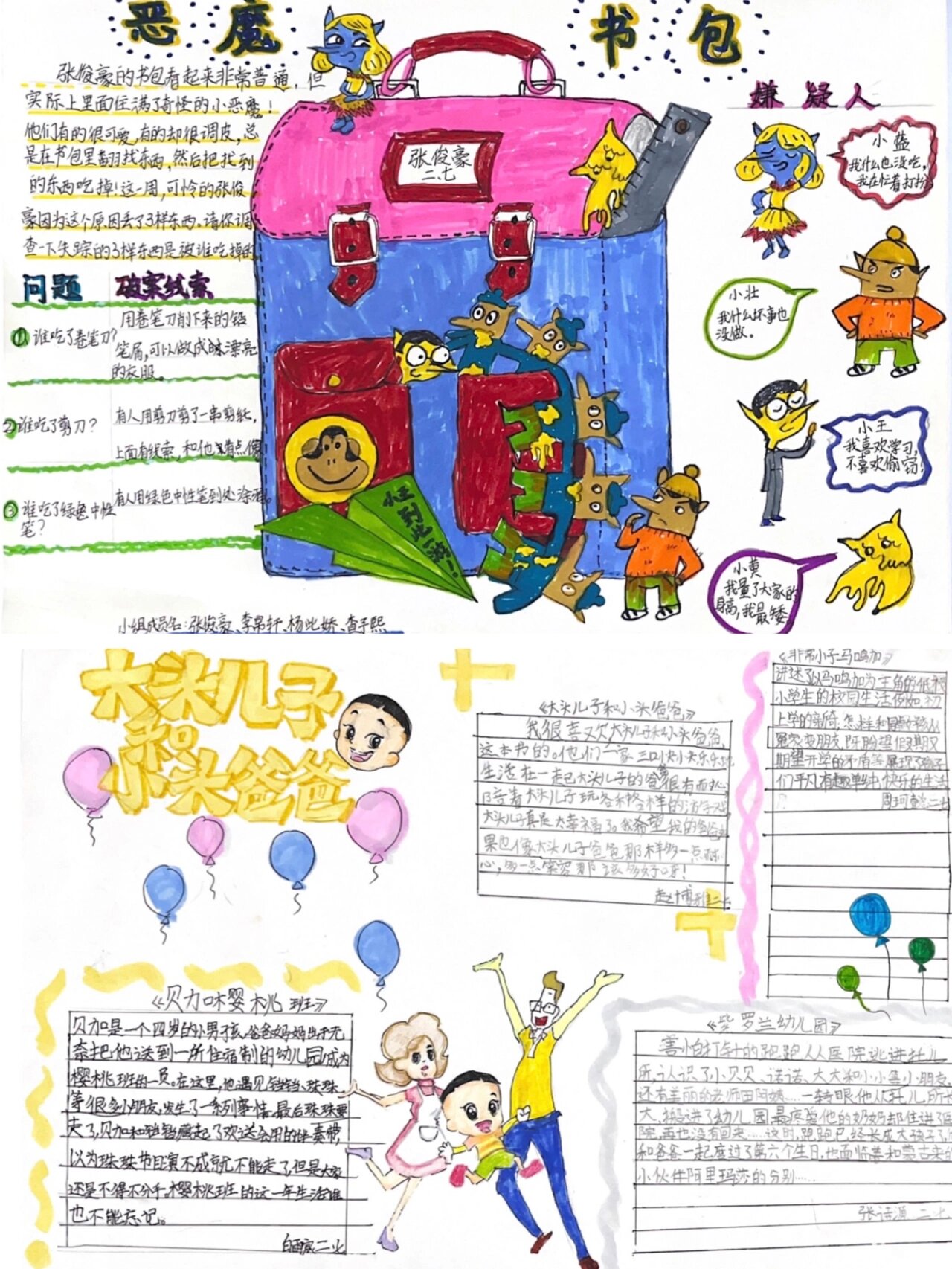 学生作品|阅读综合实践活动成果