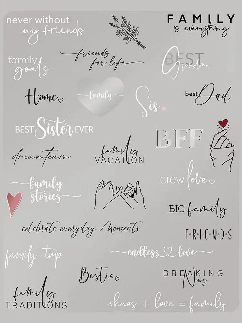 英文字体水印设计手写ins风签名素材第76615波 【专辑系列】第7篇