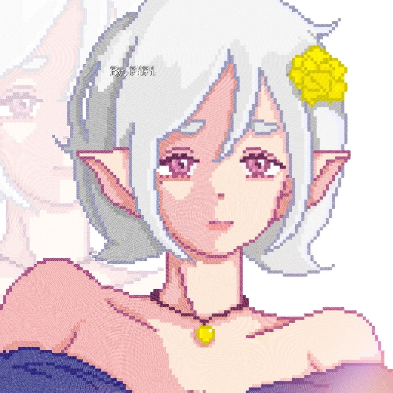 用手指就能画像素画的软件 软件名:dotpict (安卓 ios都93) ps:俺没