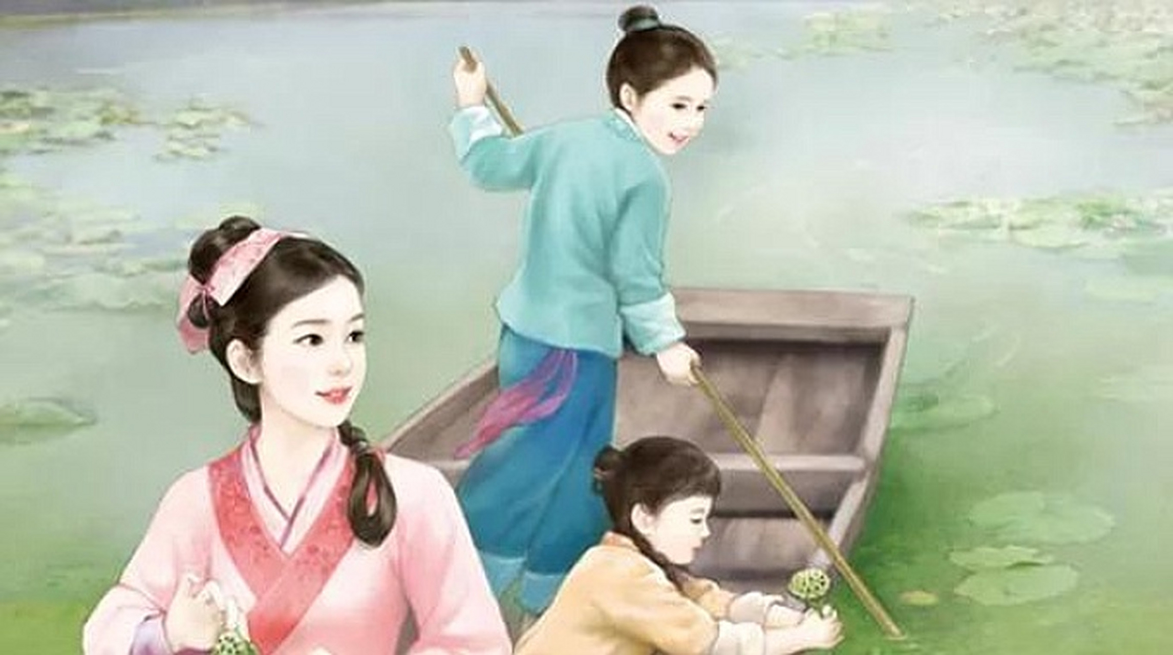 不出半刻钟,一个优美的飞云髻就完成了.